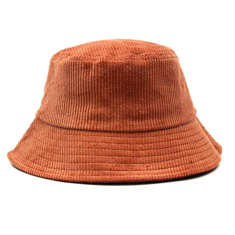 2023 New Custom Cloud Courduroy Designer Fisherman Corduroy Bucket Hat Unisex with Logo