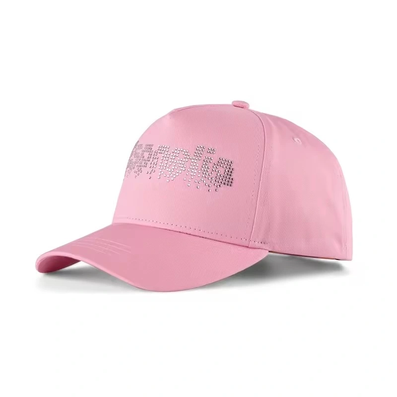 Trendy Plain Embroidered Silk Satin Baseball Cap Hat