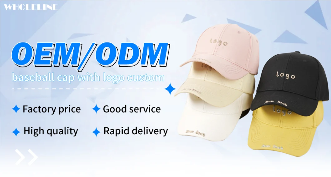 High Quality Spring Summer New Fashion Design Sports Visor Sun Cap Hat Embroidered Cotton Visor Hat