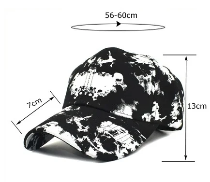 2024 Tie Dye Sun Visor Cotton Baseball Hat Outdoor Fishing Hiking Sport