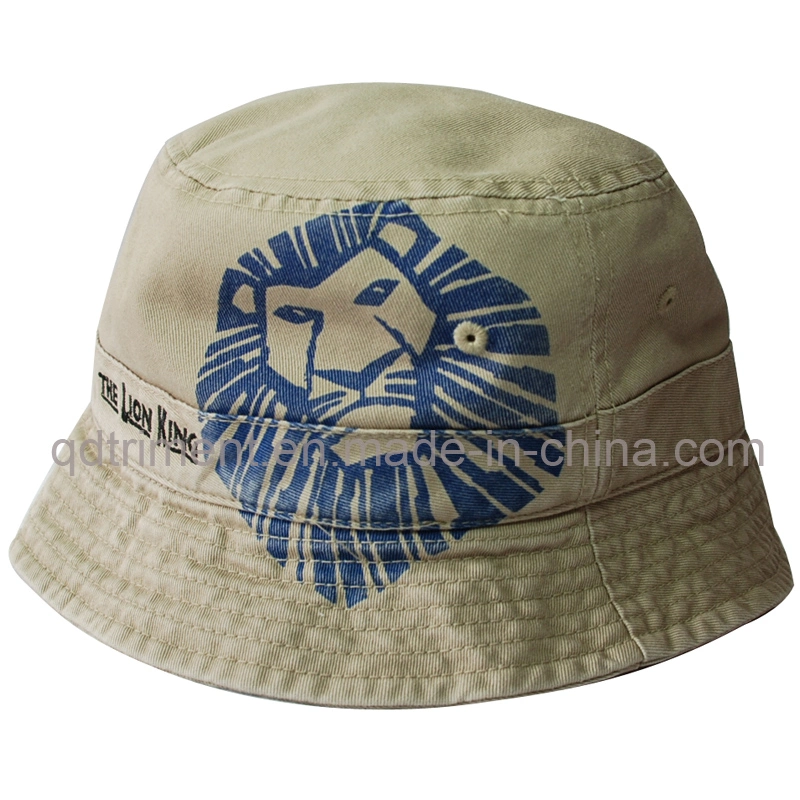 Washed Cotton Canvas Leisure Fisherman Bucket Hat (TMBH2021)