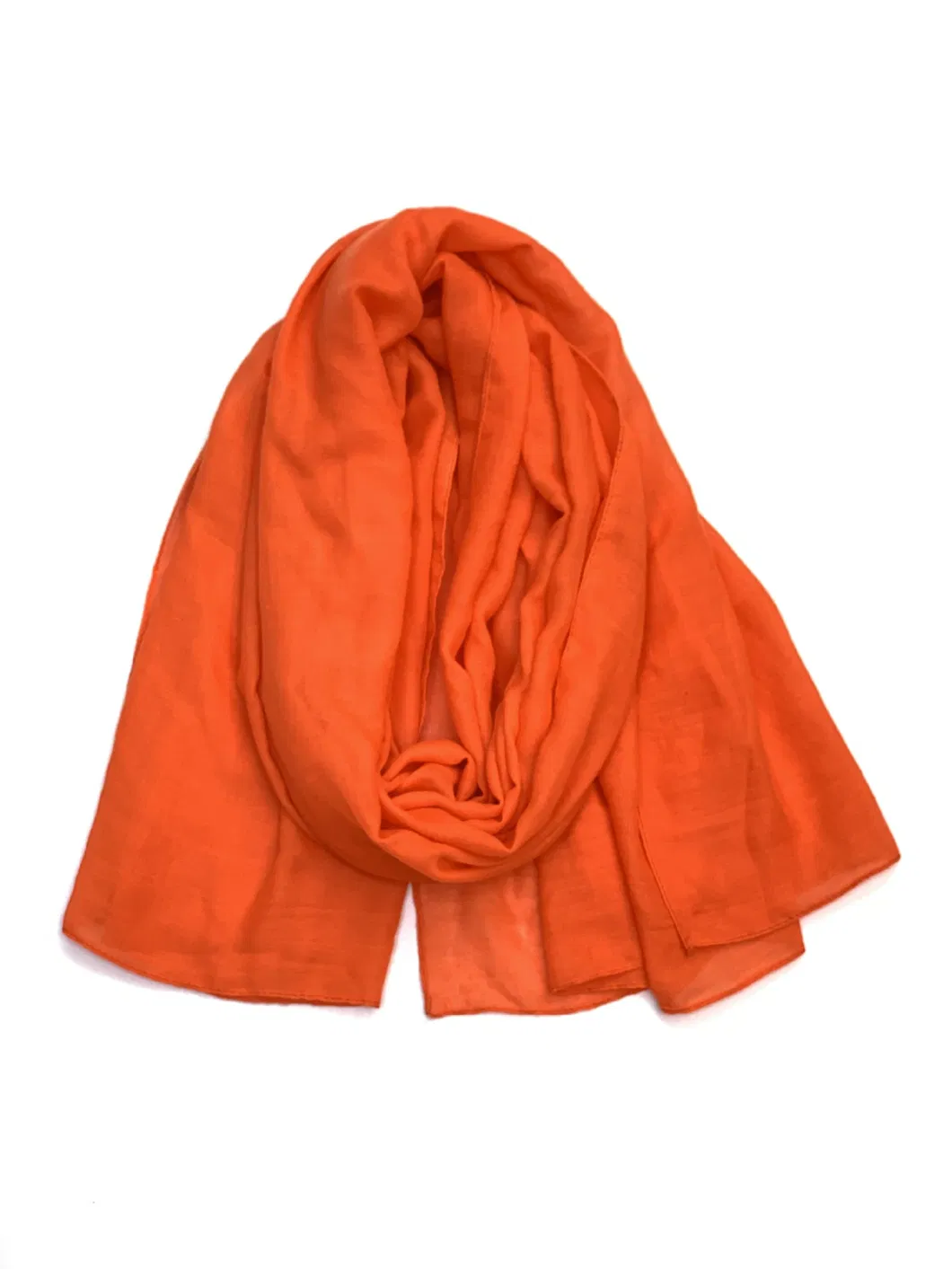 Women Sofy Cotton Loose Chiffon Solid Shawl Scarf