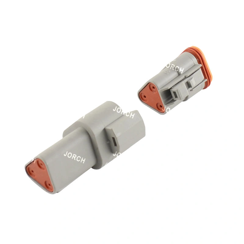 3pin Dt Series High Quality Connectors Automotive Connector Waterproof Deutsch Auto Connectors Te Connectivity Dt06-3s Dt04-3p