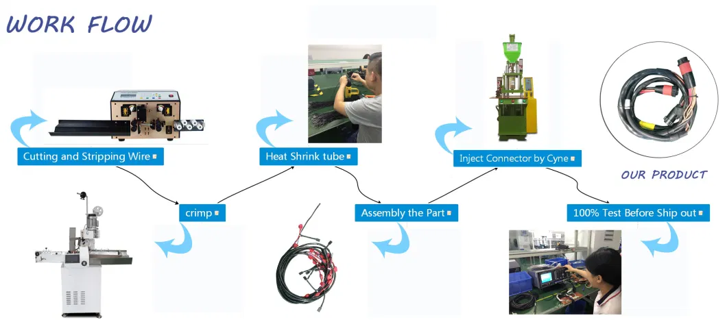 Molex Terminal Used in Customized Automobile Cable From Shenzhen