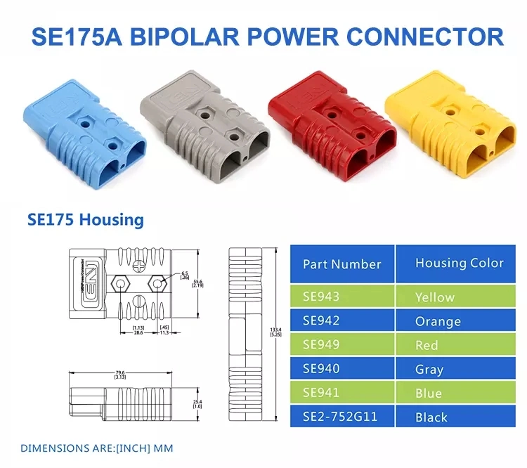 Chinese Forklift Battery Connector Waterproof Connector Energy Storage Connector Supplier