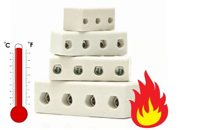 German Standard High Temperature Ceramic Terminal Blocks with VDE CE RoHS