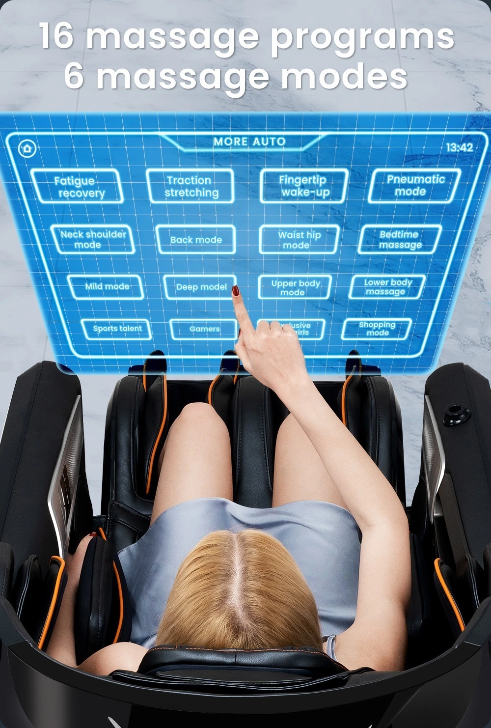 Innovative Sleep Aid Gaming Chair Massage Full Body Massage Chair 4D Zero Gravity