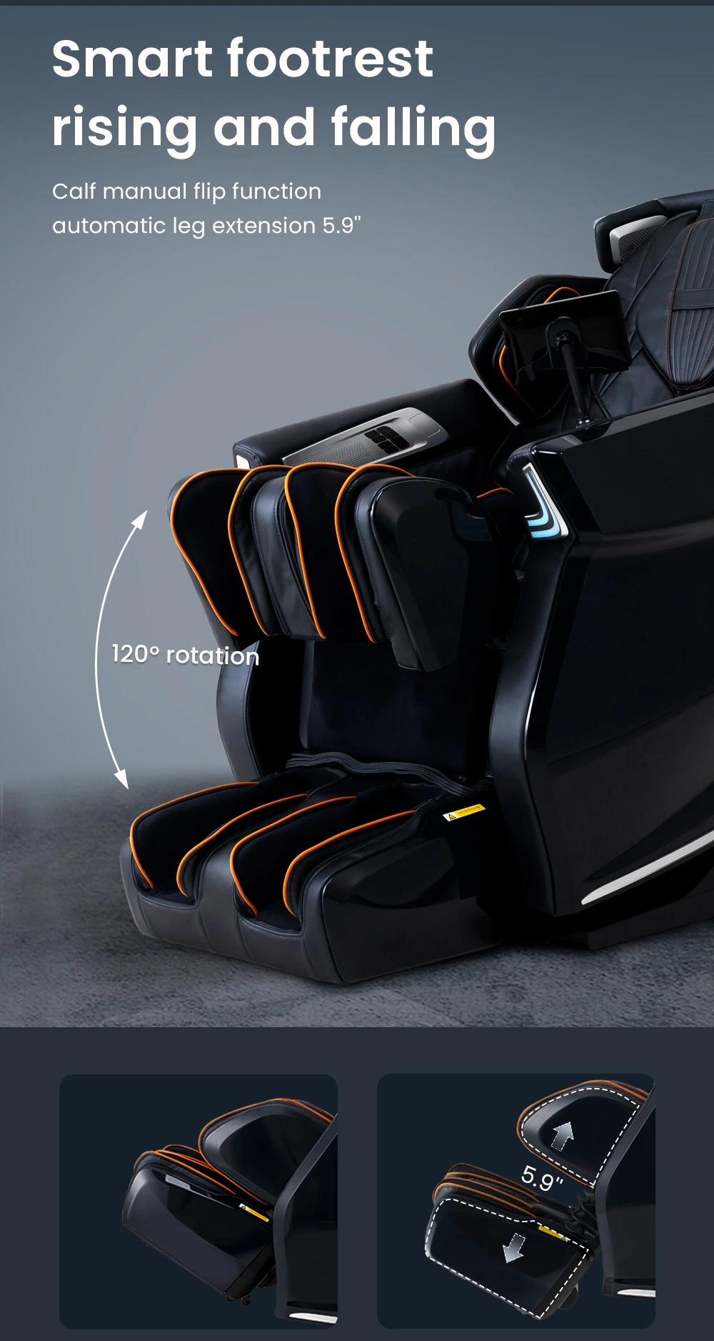 Innovative Sleep Aid Gaming Chair Massage Full Body Massage Chair 4D Zero Gravity