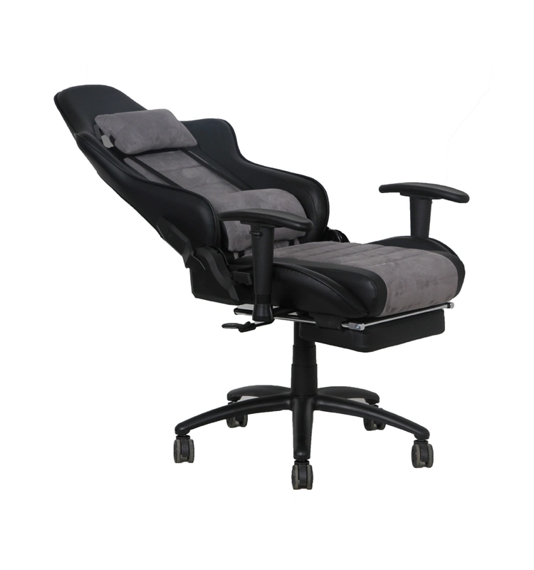 Comfortable Ergonomic PU Mesh Fabric Swivel Racing Gaming Chairs with Footrest