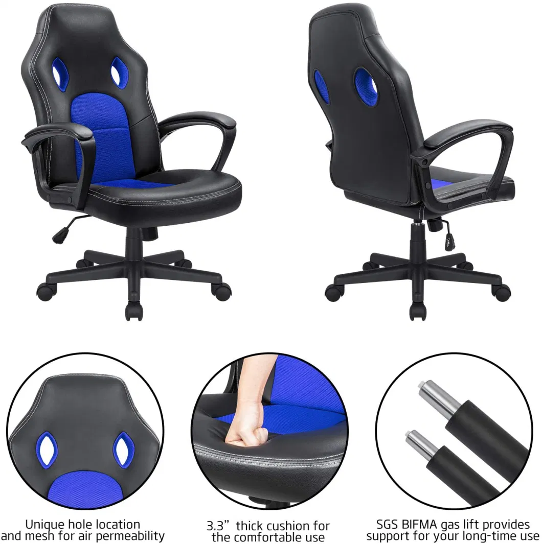 Wholesale Gaming Chairs Gamer Use PU Leather Cover Game Chair