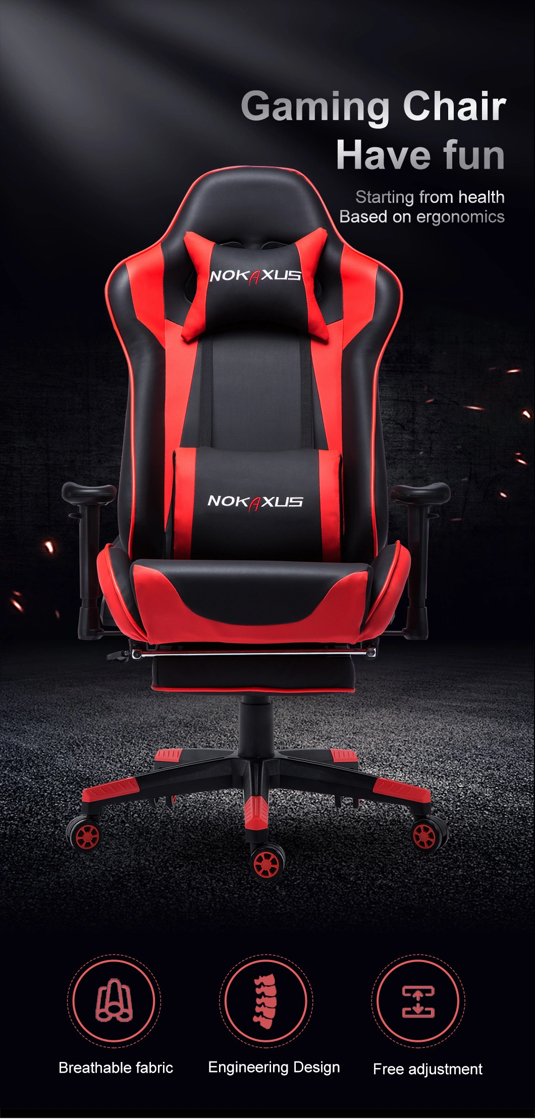 Multi-Color Optionalhigh-Quality Gamingchair Racing Chair for Gamer Office Gaming Chair