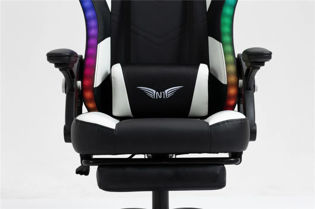 RGB LED Lights Gaming Chair New Recliner Silla Gamer Ergonomic Chair