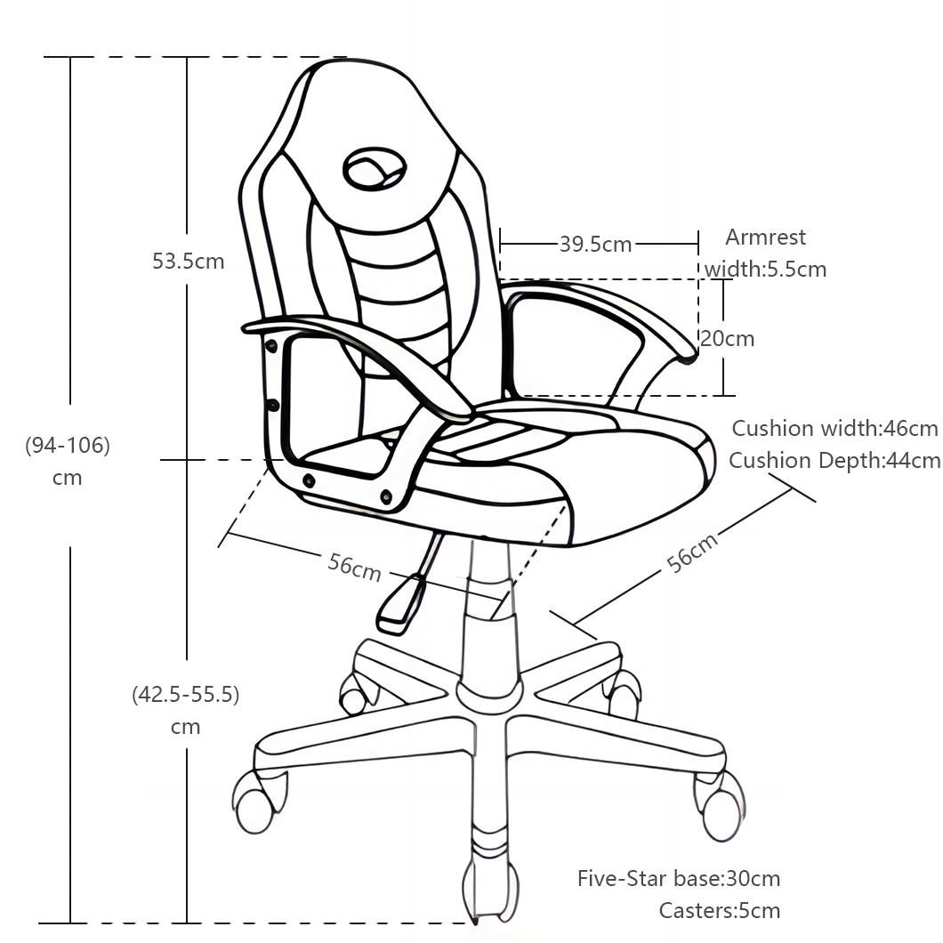 Kids Silla School Study Leather Gaming Chair