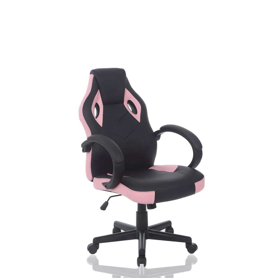 Black&Red Gaming Chair with Fixed Arm