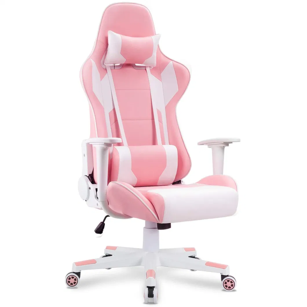 Free Sample Ergonomic Leg Rest Quality Mesh Workstation Massage Racing Blue Computer Rocker Gaming Chair