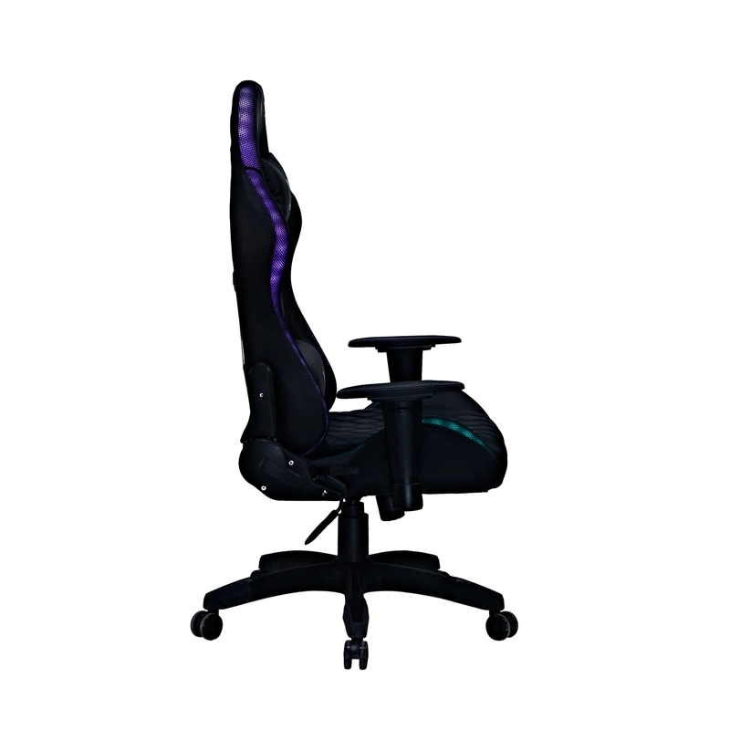 LED Light Computer Leather Game Racing Gaming Chair