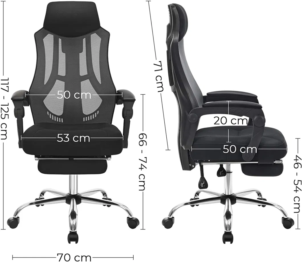 Wholesale Modern Ergonomic Mesh Chair Building Swivel Black Removable Backrest Home Game Gaming Office Chair