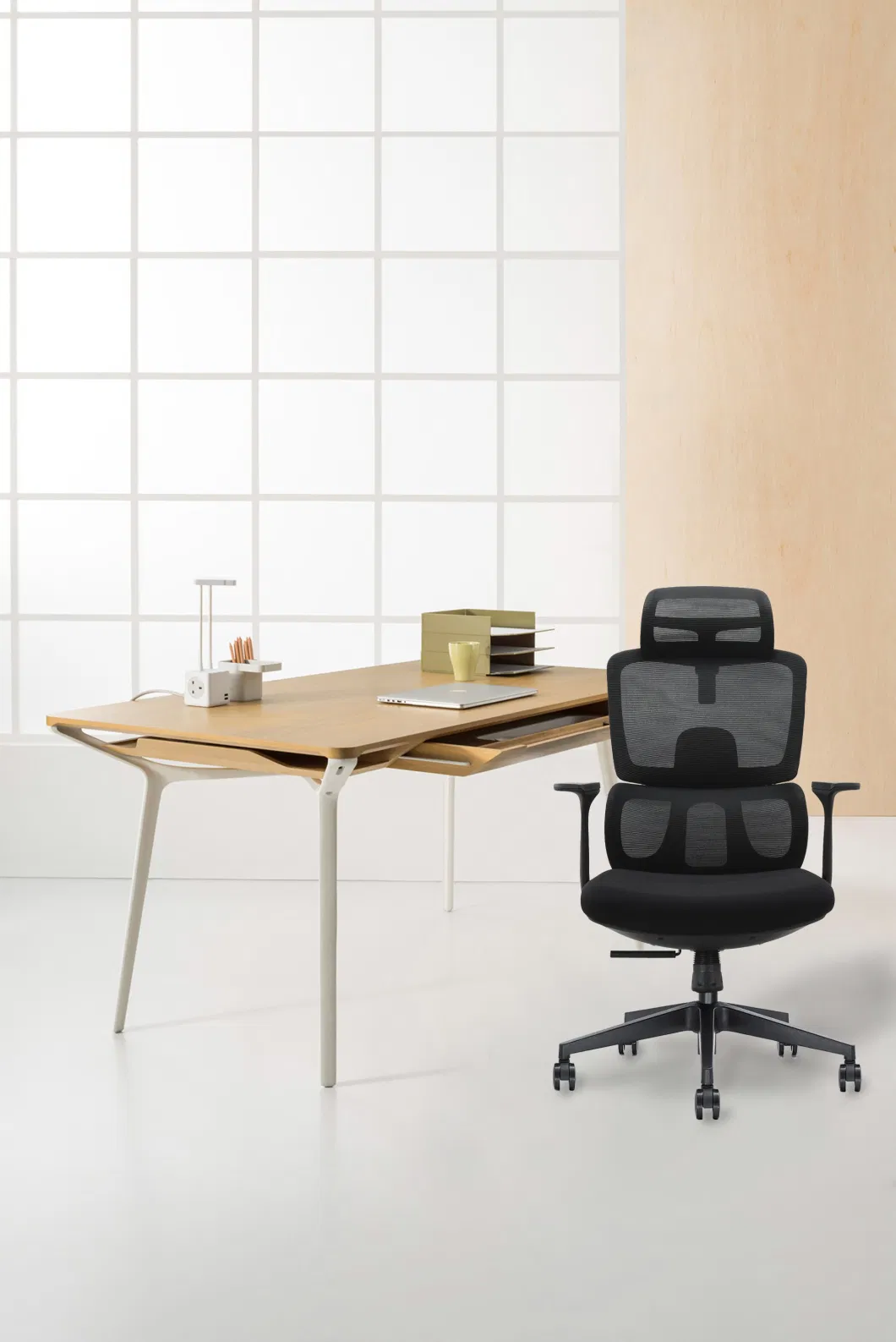 Professional Airy Durable Mesh Rotary Office Chairs Work From Home