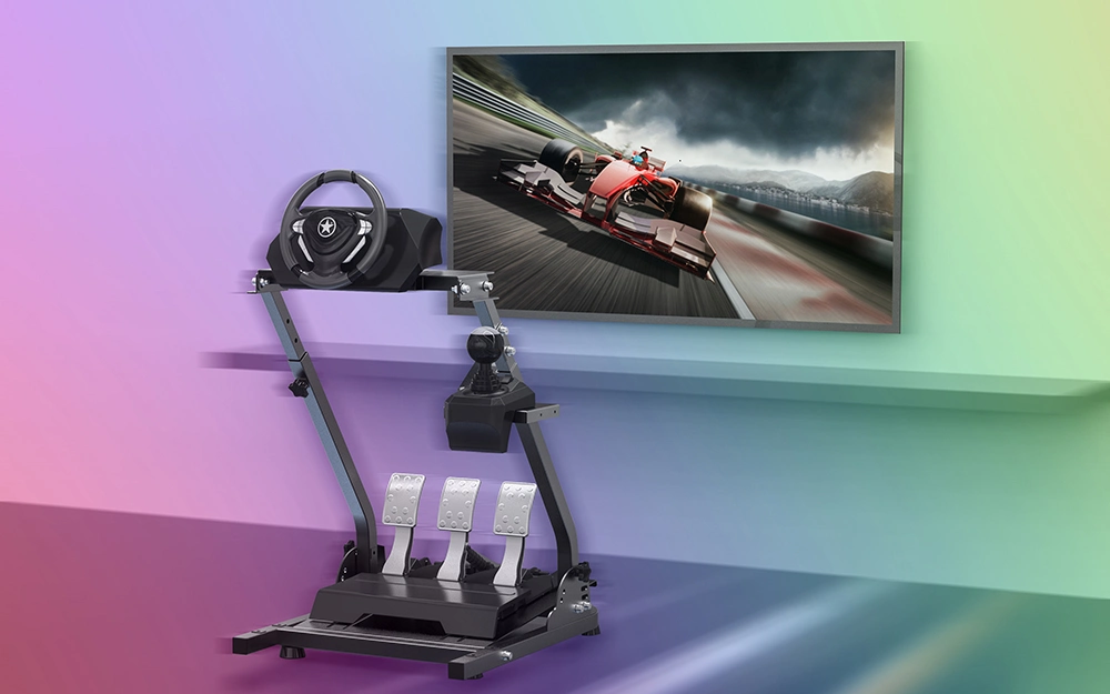 Racing Simulator Steering Wheel Stand Steering Wheel Bracket SIM Racing Simulator Steering Wheel Stand