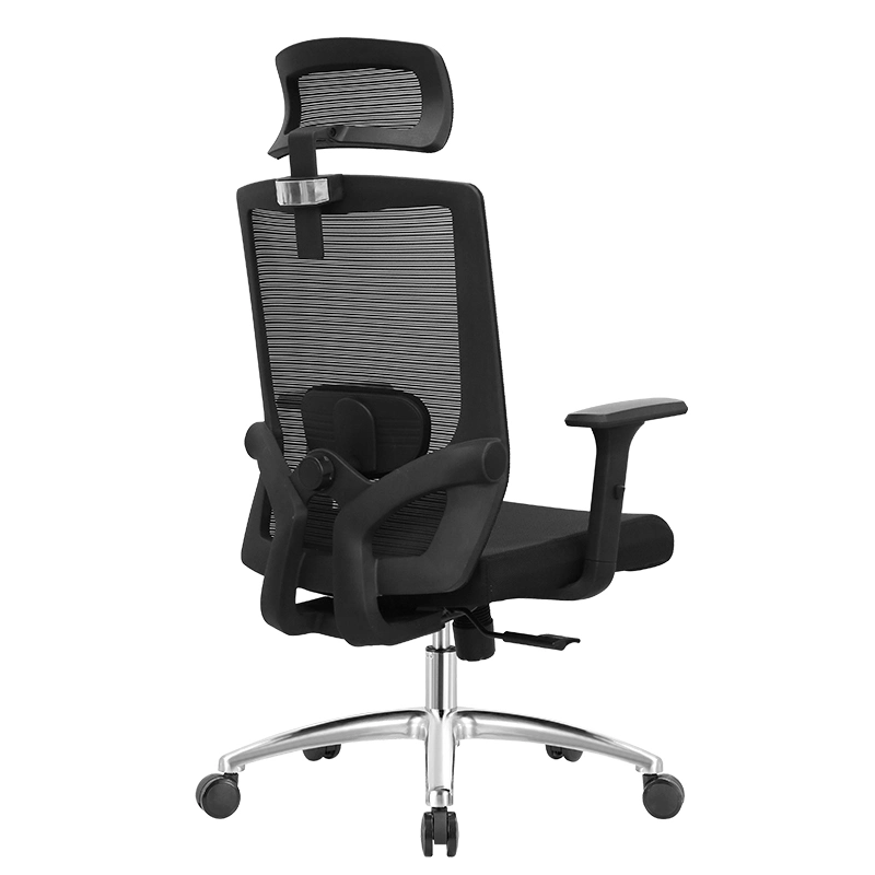 Height Adjustable Tall Fabric Cashier Drafting Office Chair with Headset for Standing Desk