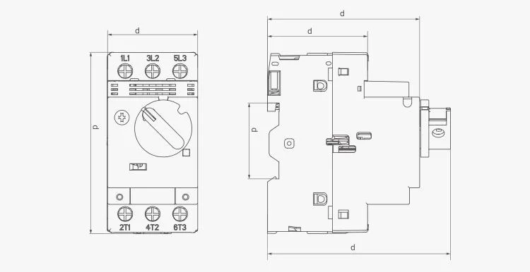 Aoasis Aov2-Pm Gv2 Motor Operator Protection Circuit Breaker MPCB Motor Circuit Breaker