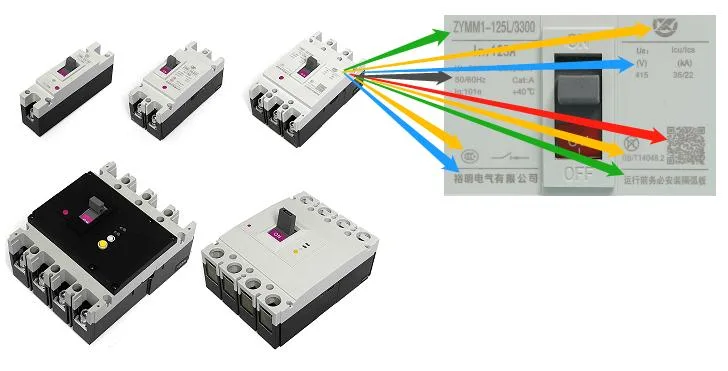 Factory OEM MCCB 100A 120A Smart Circuit Breaker Good Quality 3 Phase Breaker