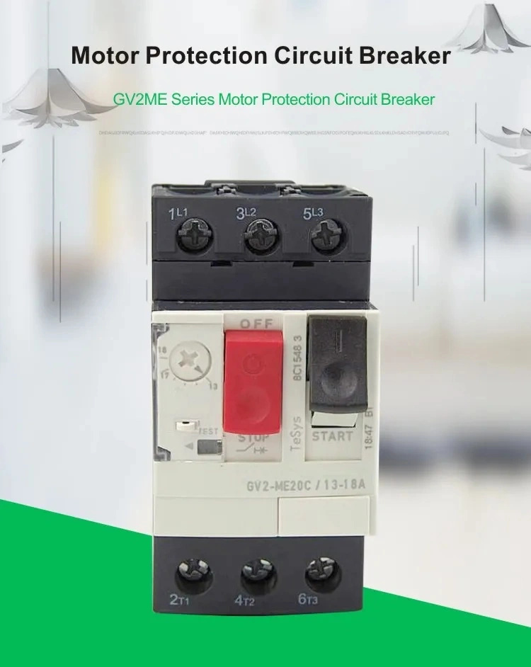 Gv3-Me07c 1.6-2.5A 380VAC Motor Protection Circuit Breaker