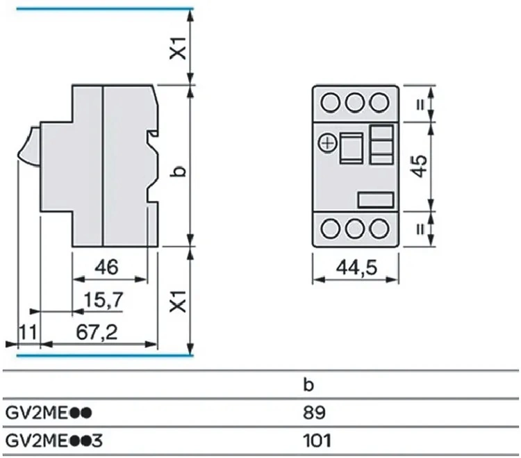 Gv3-Me25c 16-25A Motor Protection Circuit Breaker 380V MPCB