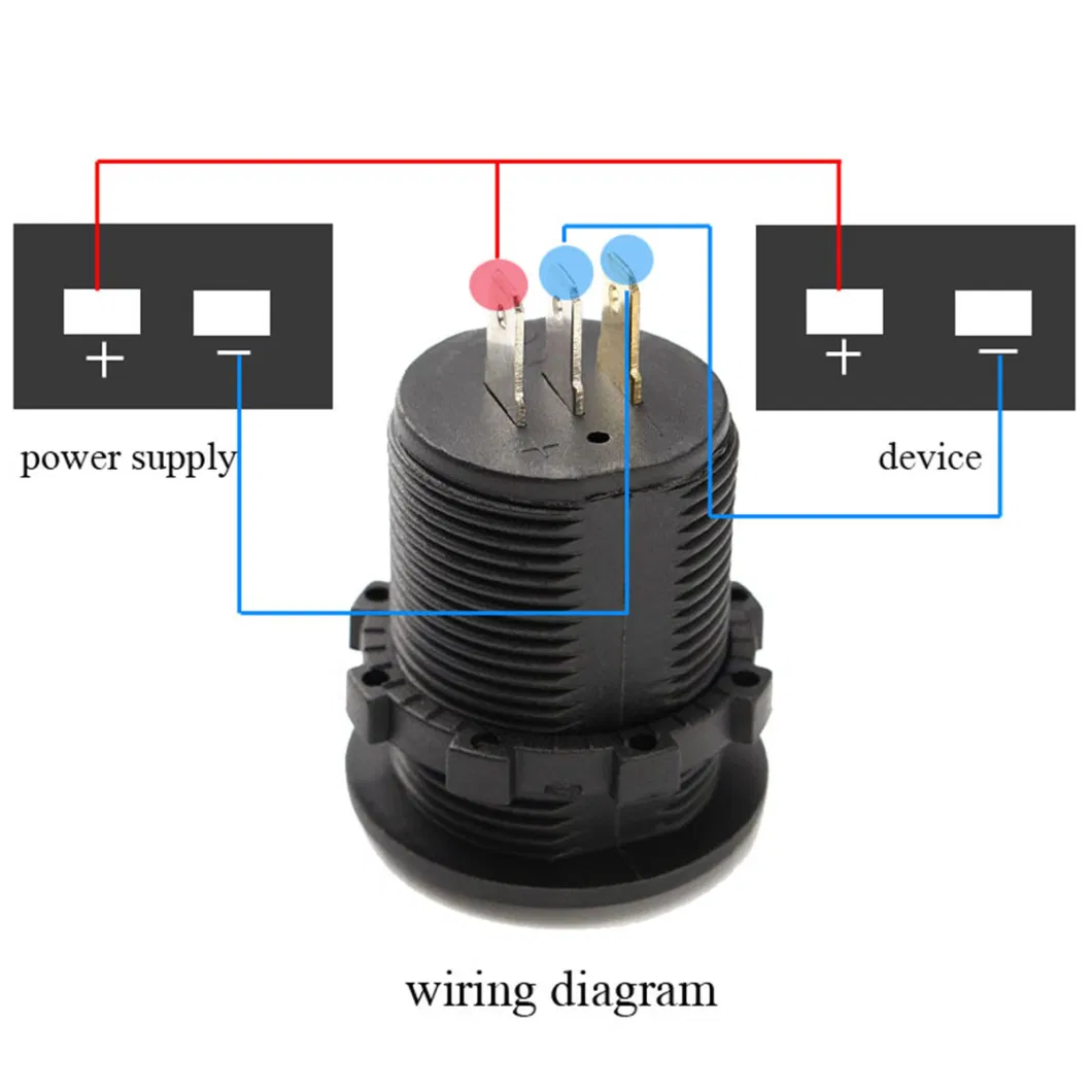 12V-24V Mini Digital Voltmeter Ammeter Voltage Current Meter 2in1 Car Motorcycle Unviersal