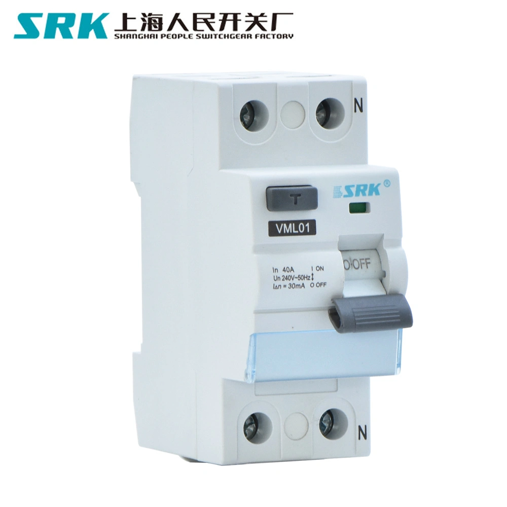 Factory Price 5-Year Warranty Type AC Type a 6ka 10ka 2p 4p 16A 25A 32A 40A 63A 30mA RCCB RCD Protection