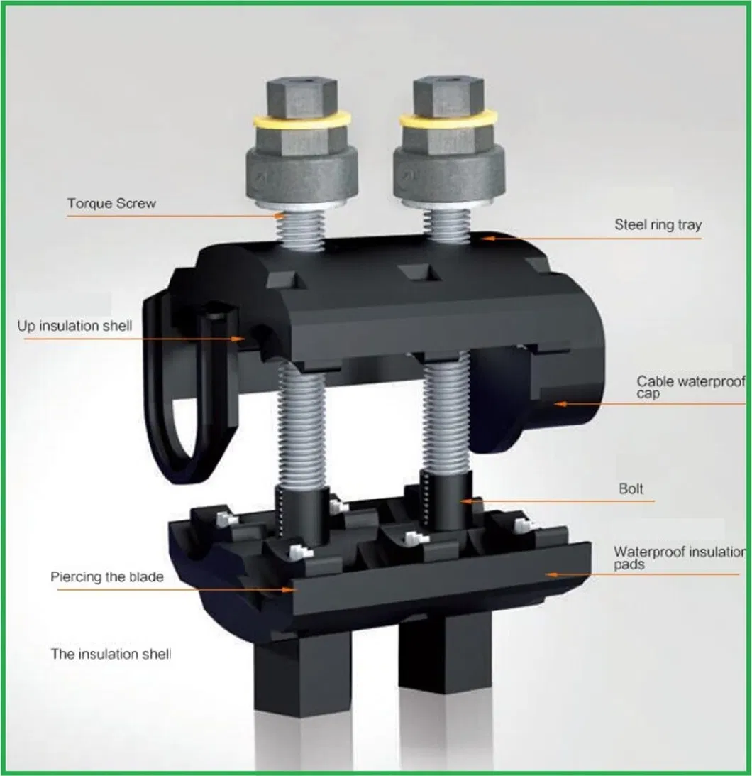 Ttd Series 1kv 77-679A 1.5-400mm&sup2; Special Waterproof and Flame-Retardant Insulation Piercing Connector for Street Lamp Distribution System