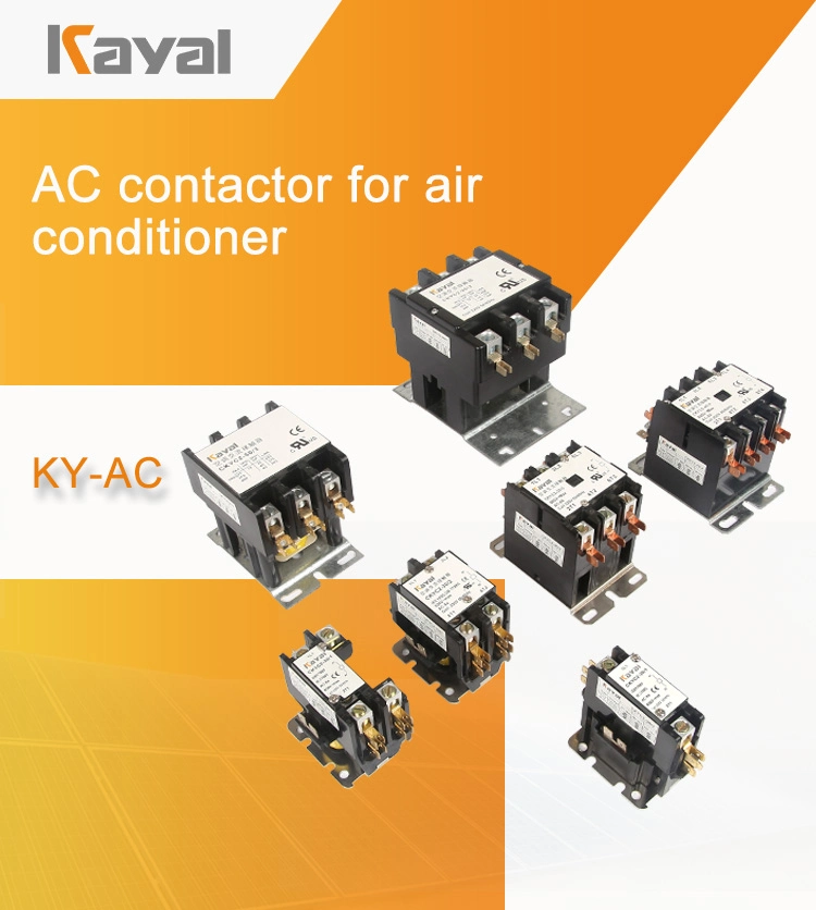 Kayal 3 Pole AC Contactor 24 Volt 120V Coil