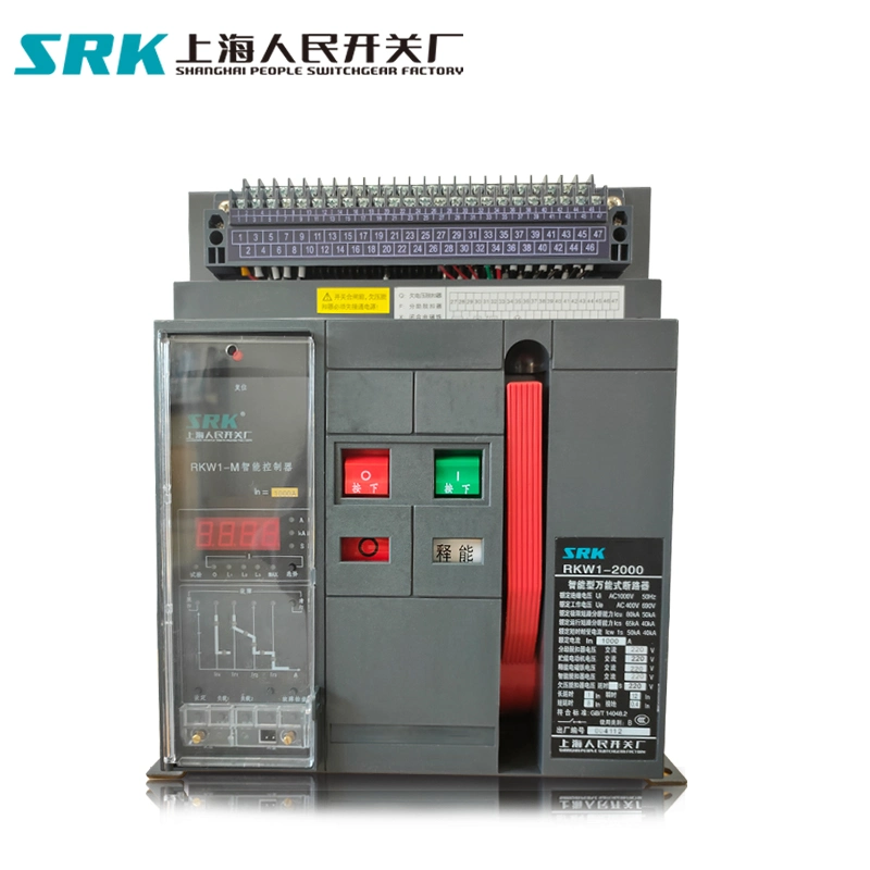 5-Year Warranty 630A-6300A Intelligent Acb 3p 4p Fixed Drawout Type Frame Circuit Breaker