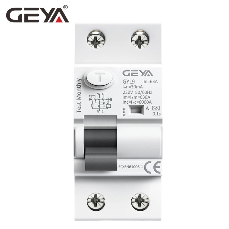 Geya Gyl9 ELCB Earth Leakage Circuit Breaker 10mA RCD Single Phase 16AMP ELCB