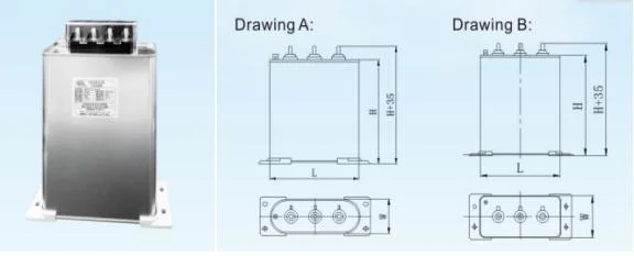 Low Voltage Self-Healing Shunt Capacitor Three-Phase Reactive Power Compensation Device 30kvar