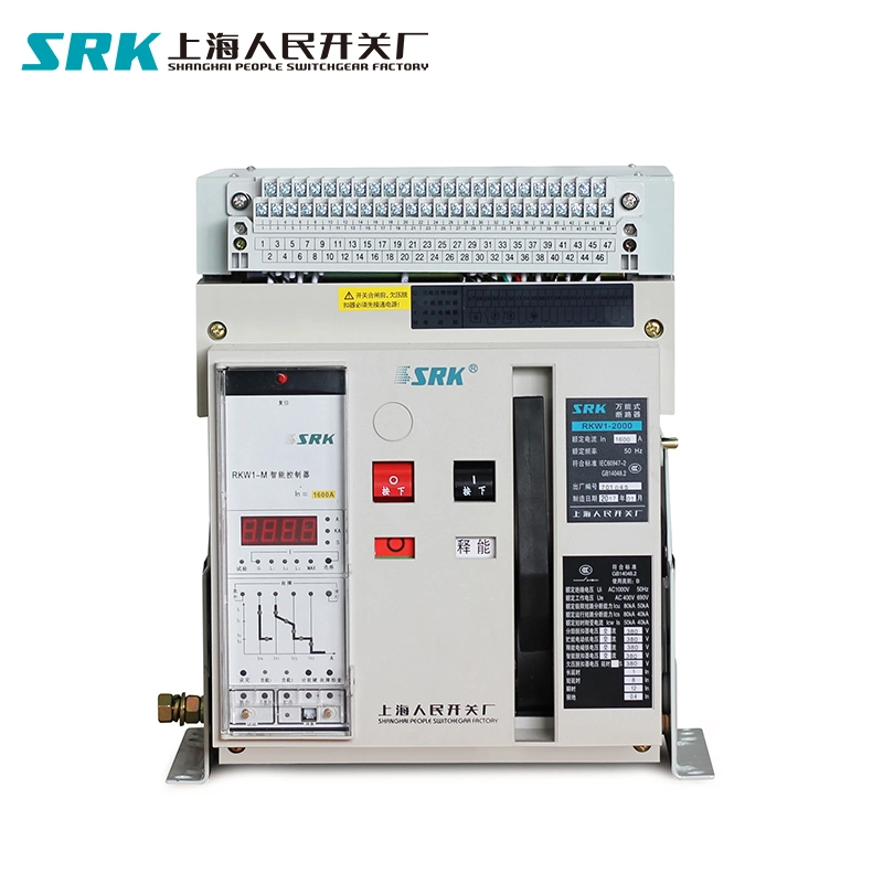 5- Year Warranty Universal Intelligent Circuit Breaker 630A-6300A Drawout Fixed 3p 4p Acb Breaker Protection