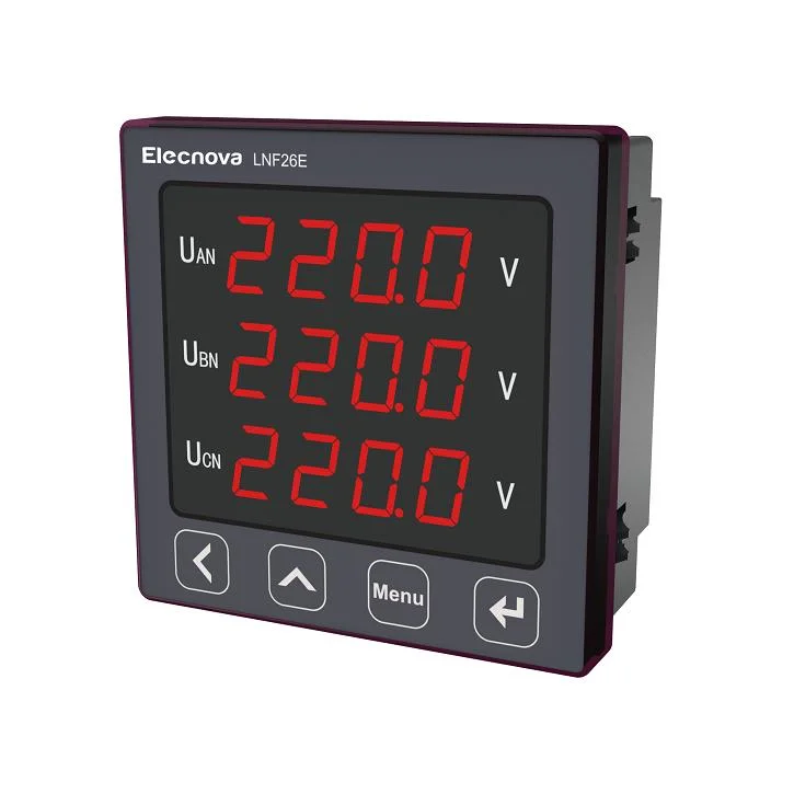 Factory Direct Price Lnf26e LED Display Three Phase Panel Mounted Voltage Meter
