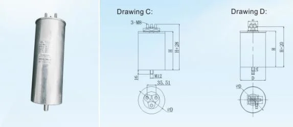 Low Voltage Self-Healing Shunt Capacitor Three-Phase Reactive Power Compensation Device 30kvar