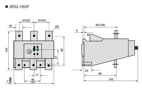 3 Phase AC Gwiec Carton Packaging China Relay Thermal Overload