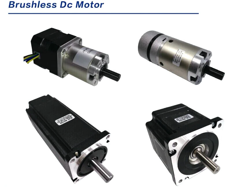 Industrial IP30 Protection 92W 57mm 36V Brushless BLDC Motor for Textile Machine