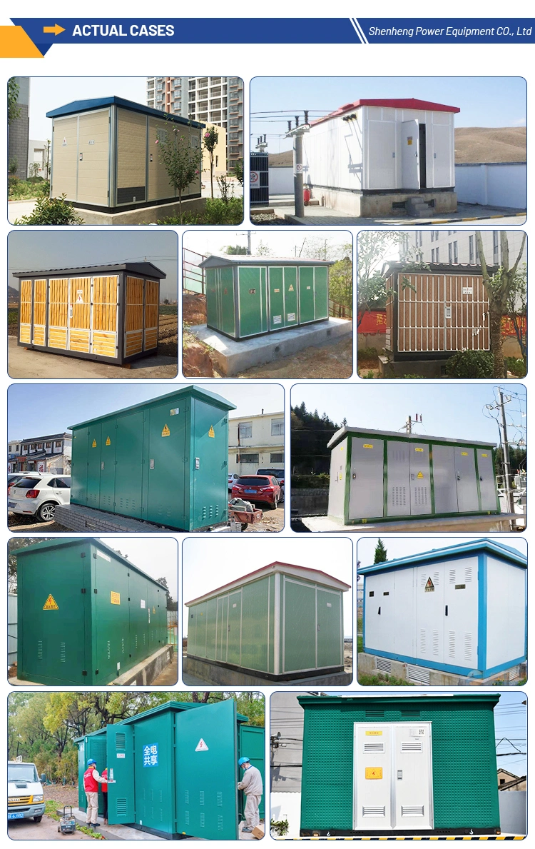 Box Type Outdoor Mobile Prefabricated Compact Power Transformer Substation Electrical Substation with Cheap Price