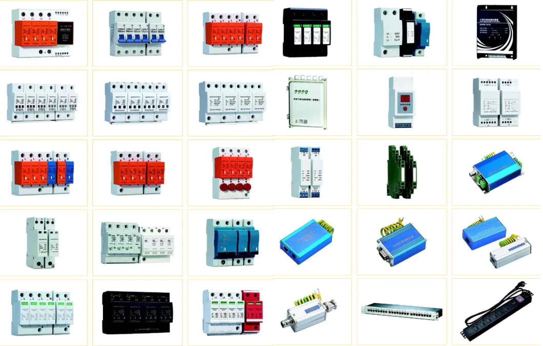 Reyun DC SPD Lyd1-PV1000 1000V. DC 3pole Surge Protection for Photovoltaic