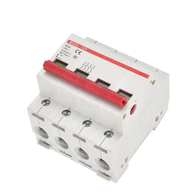 DIN Rail 2 Poles Isolation Circuit Breaker Isolating Switch