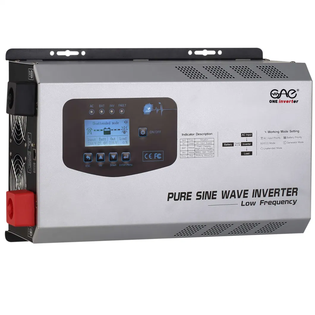 Low Frequency Solar Power Inverter 2kw Inbuilt MPPT Controller and Isolation Trasnformer