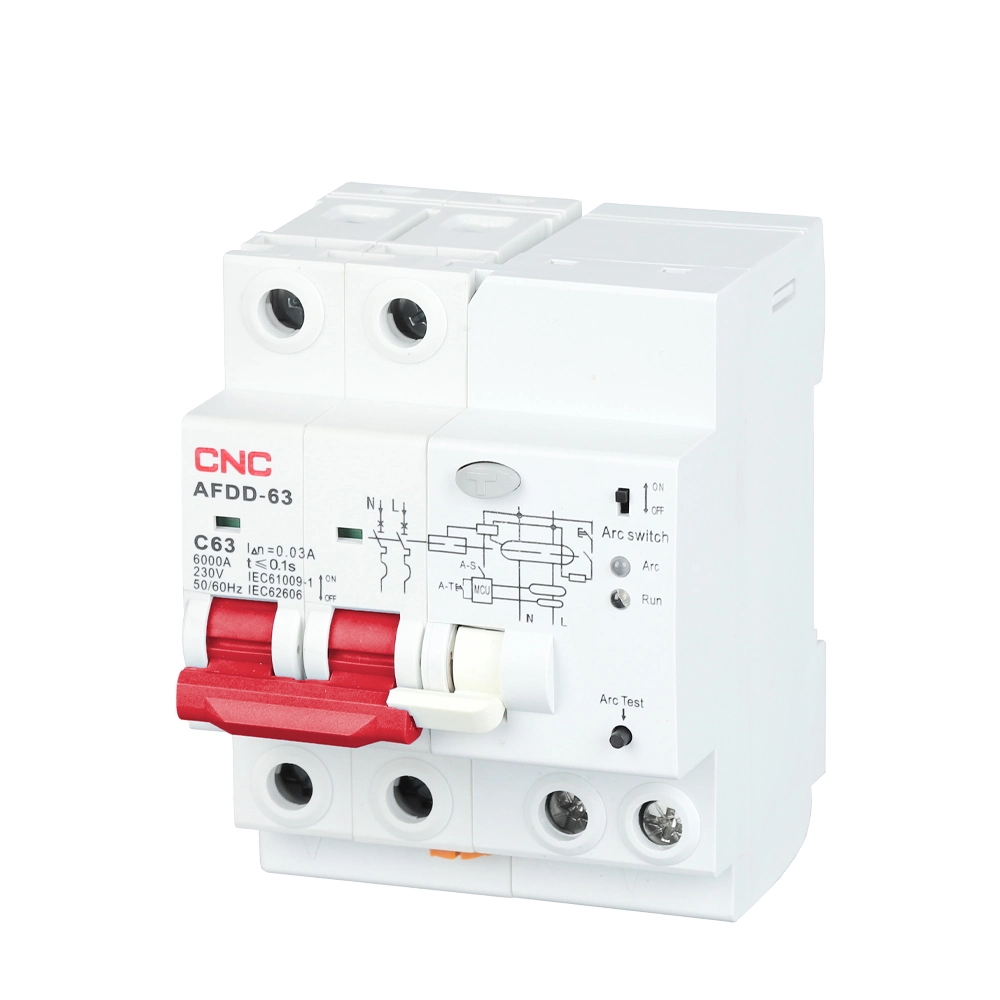 DIN Rail Low Voltage Circuit Breakers 16A Arc Fault Detection Devices