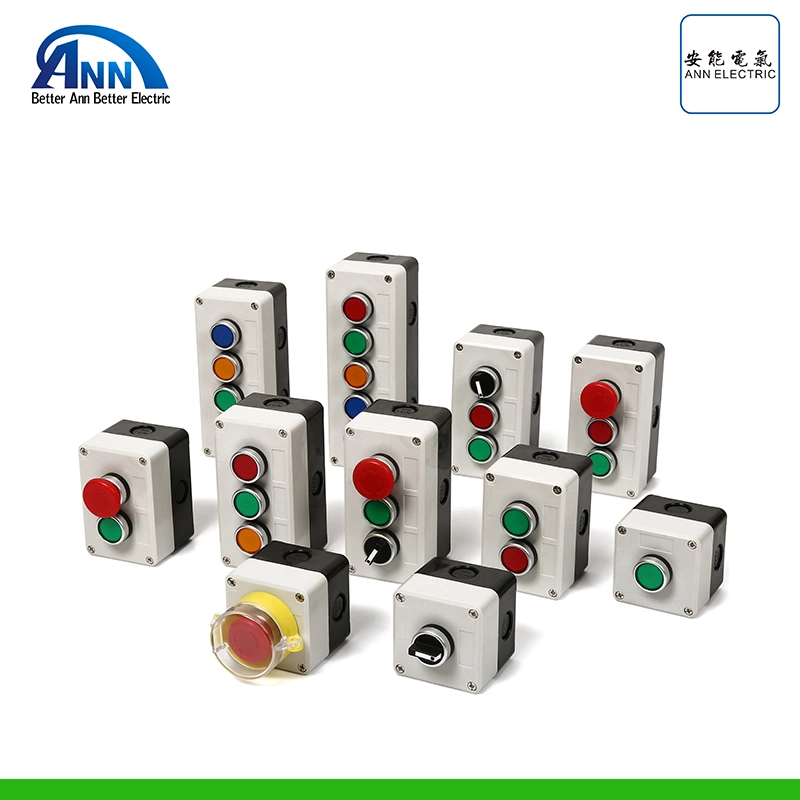 ABS Material Junction Box with The Pushbutton Switch Waterproof Pushbutton Control Box