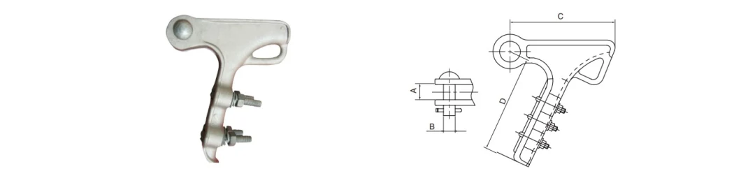 Galvanized Aluminum Alloy Strain Clamp