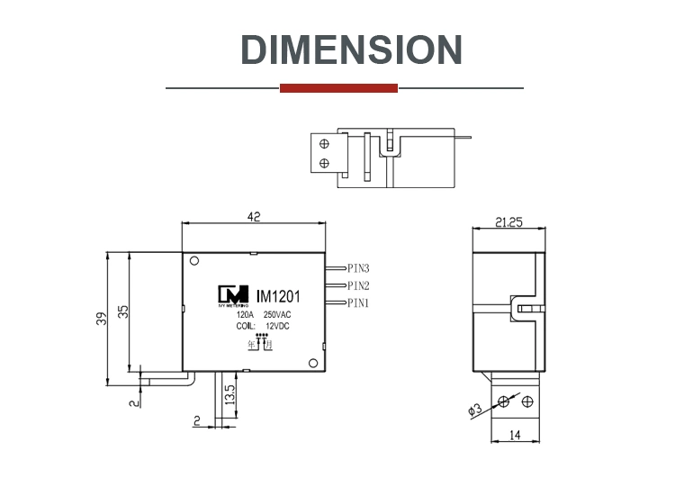 12V 120A Thermal Overload Relay for Smart Control