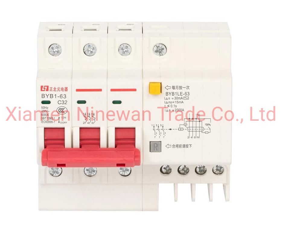 63A AC Type 4poles Residual Current Circuit Breaker, RCCB, ELCB