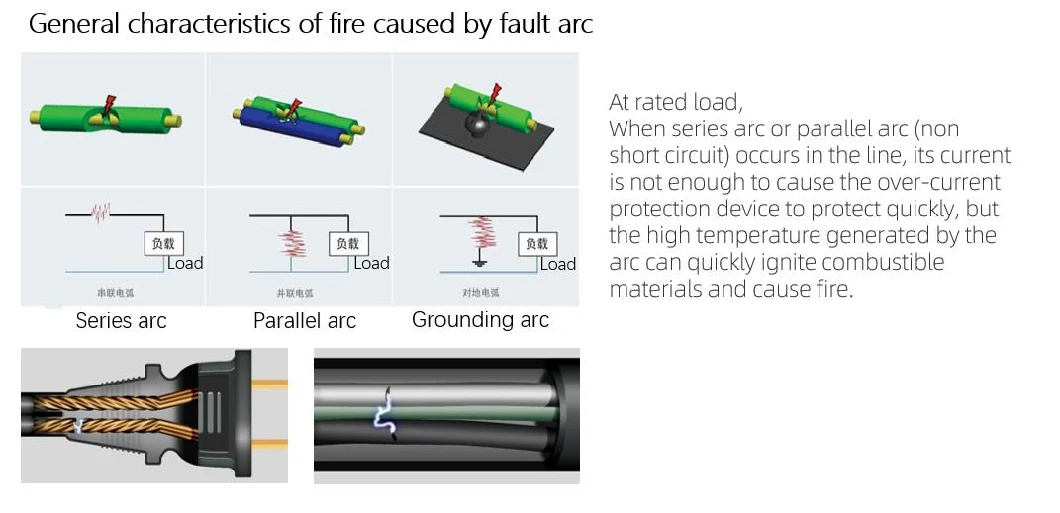 Fire Prevent Arc Fault Circuit Breaker Afdd